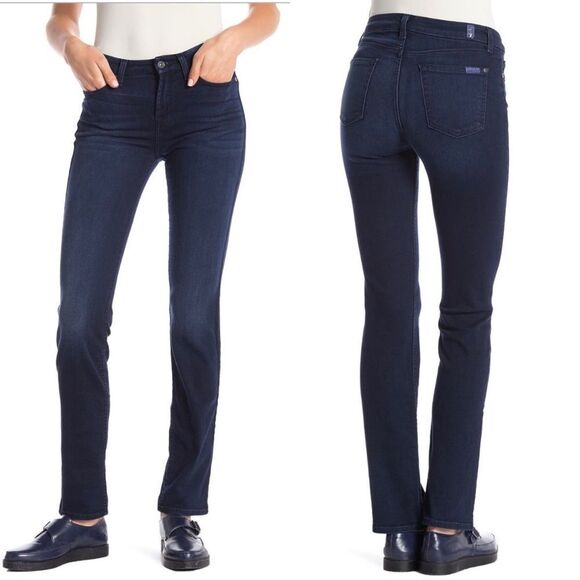 7 for all‎ mankind Kimmie straight leg jeans 23 - Picture 1 of 9